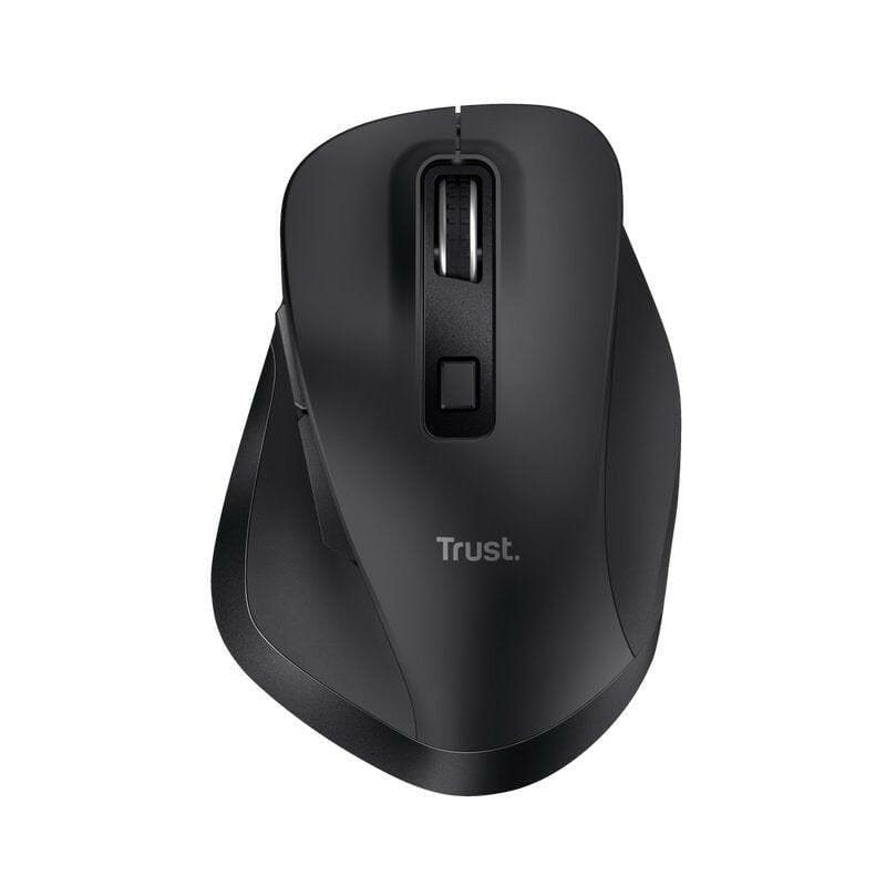 Trust Trust Fyda Rechargeable Wireless Comfort Mouse Eco zwart