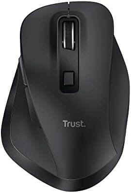 Trust Trust Fyda Rechargeable Wireless Comfort Mouse Eco zwart