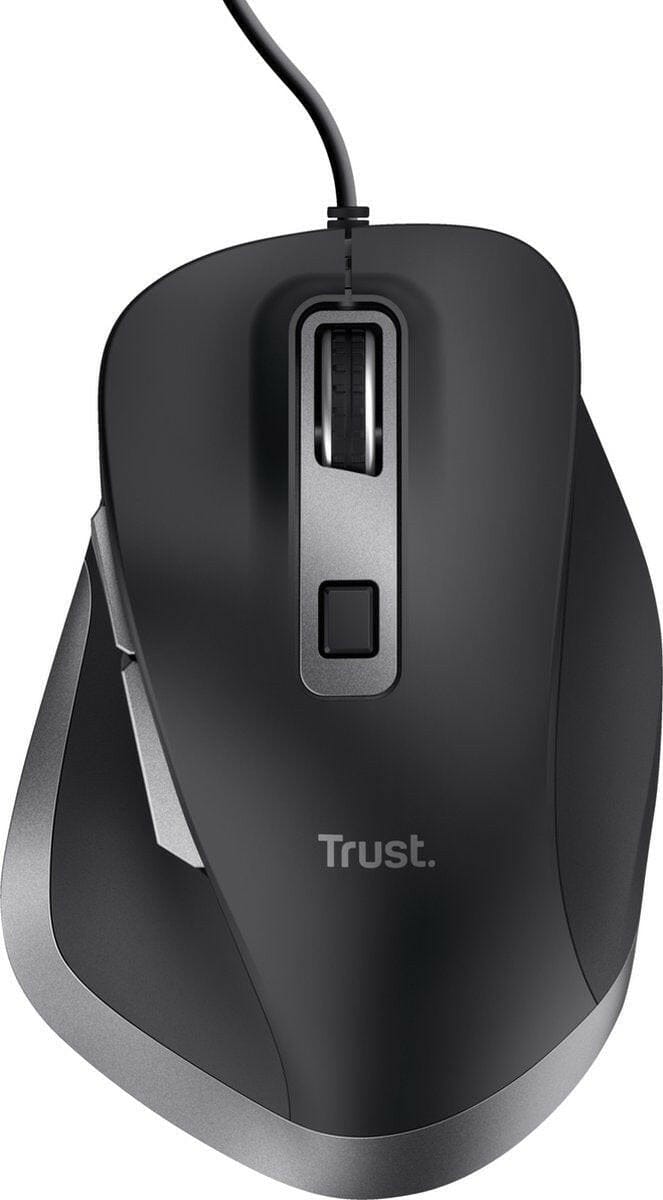 Trust Trust Fyda Wired Comfort Mouse Eco zwart