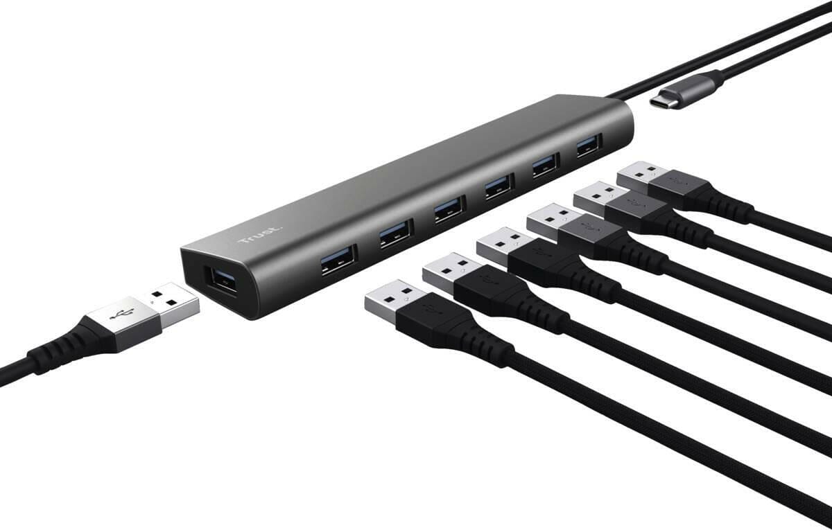Trust Trust Halyx 7-Port USB-Hub