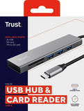 Trust Trust Halyx Fast USB-C Hub & Card Reader
