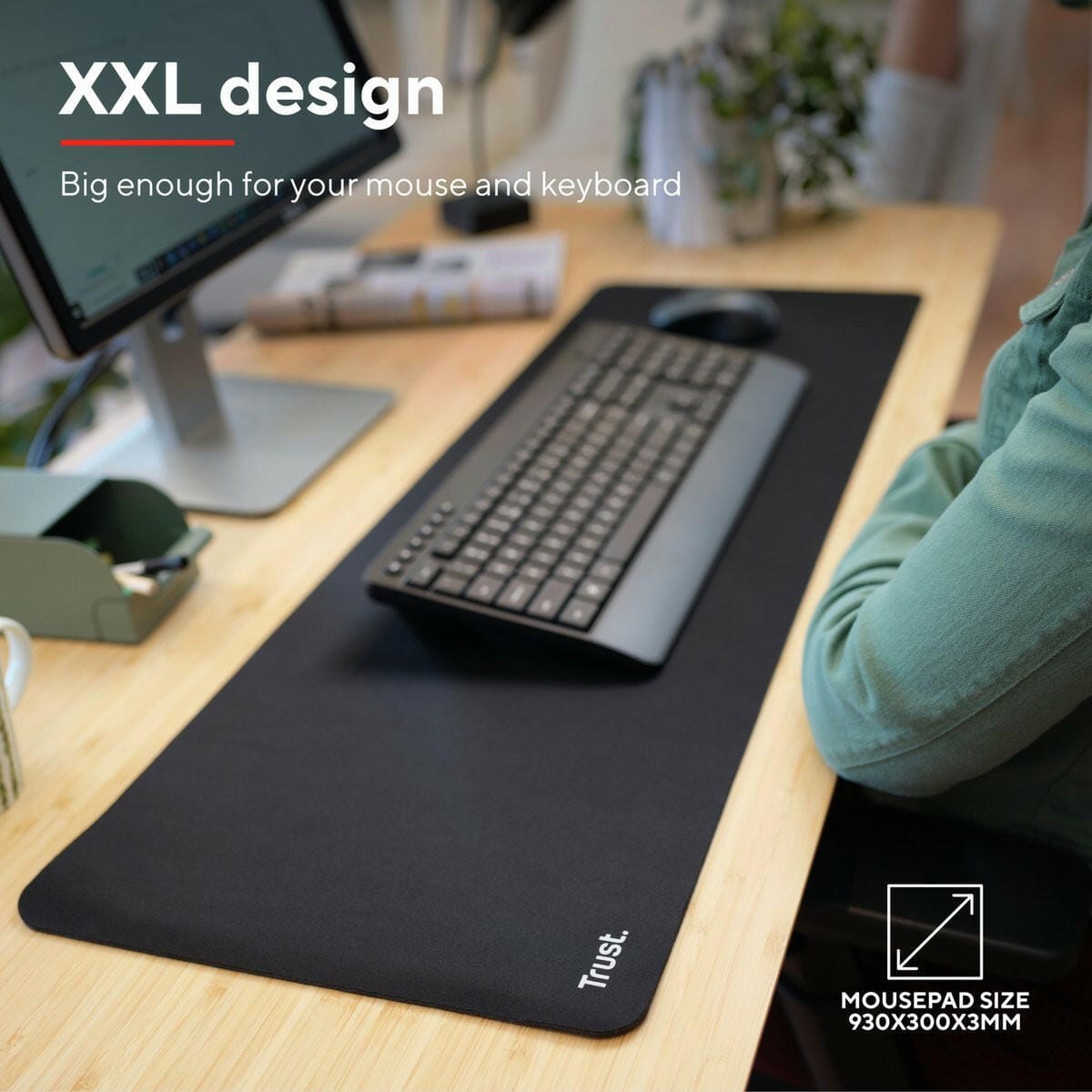 Trust Trust Mouse Pad XXL zwart