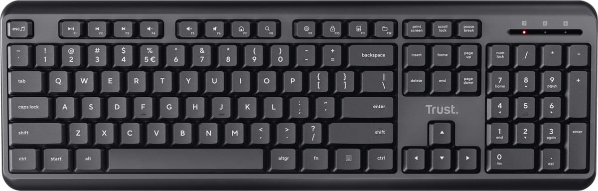 Trust Trust Ody Wireless Keyboard zwart