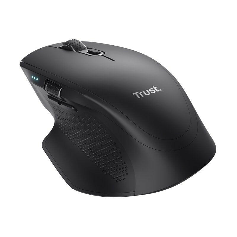 Trust Trust Ozaa+ Multi-Connect Wireless Mouse zwart