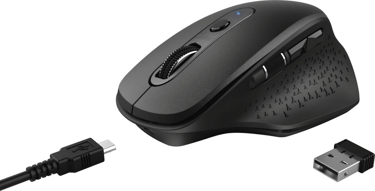 Trust Trust Ozaa Rechargeable Wireless Mouse zwart