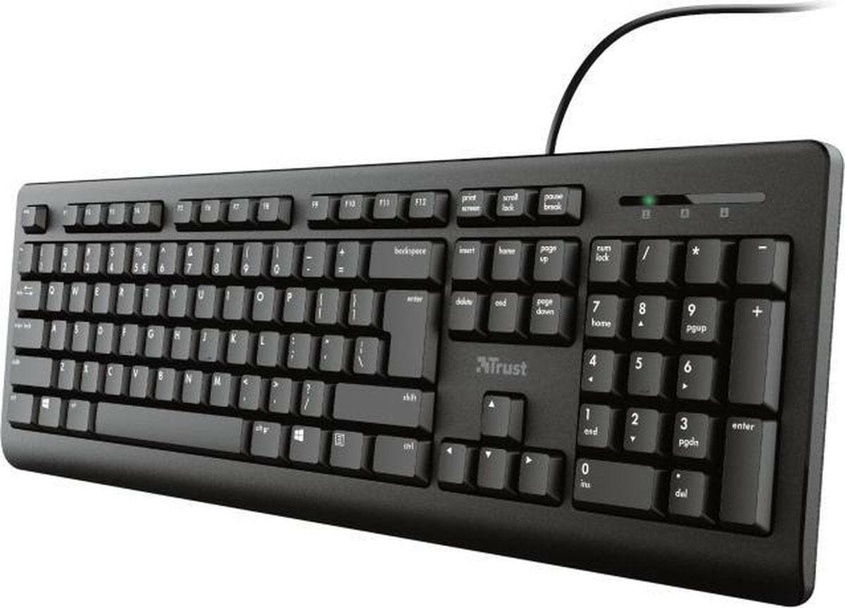 Trust Trust Primo Wired Keyboard + Mouse zwart