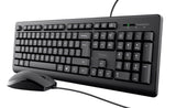 Trust Trust Primo Wired Keyboard + Mouse zwart