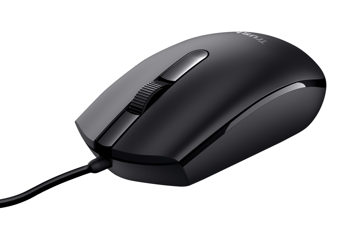 Trust Trust TM-101 Wired Mouse zwart
