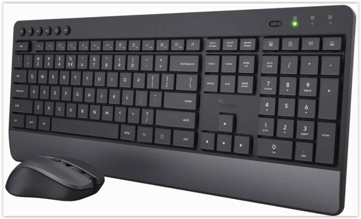 Trust Trust Trezo Wireless Keyboard + Mouse zwart