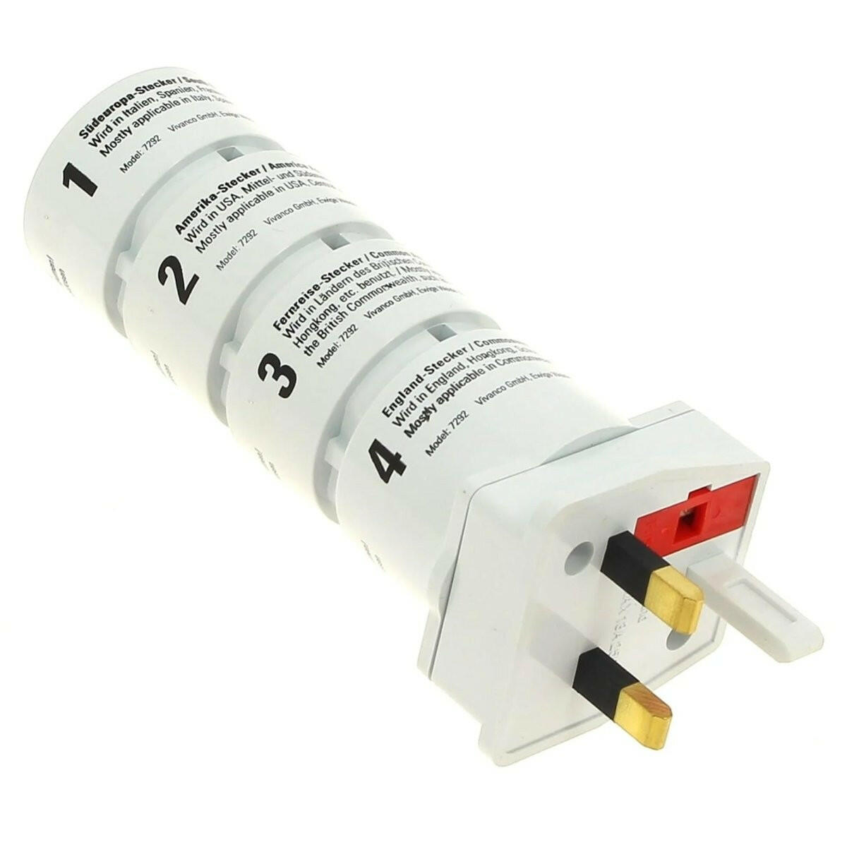 UNIVERSELE SET REISSTEKKERS A4.