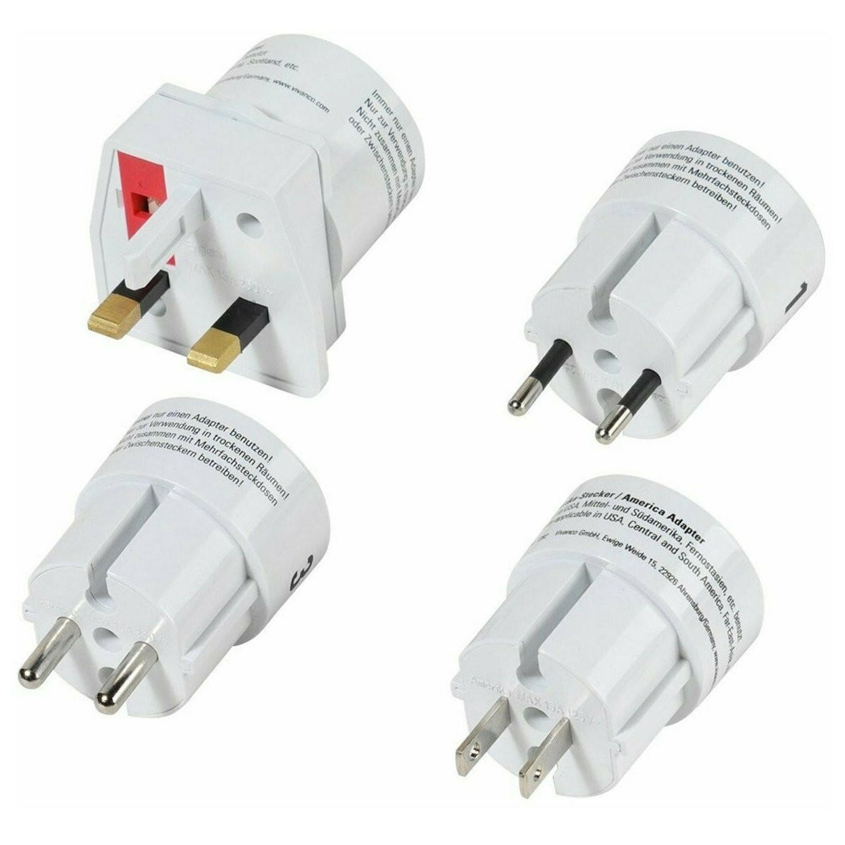 UNIVERSELE SET REISSTEKKERS A4.