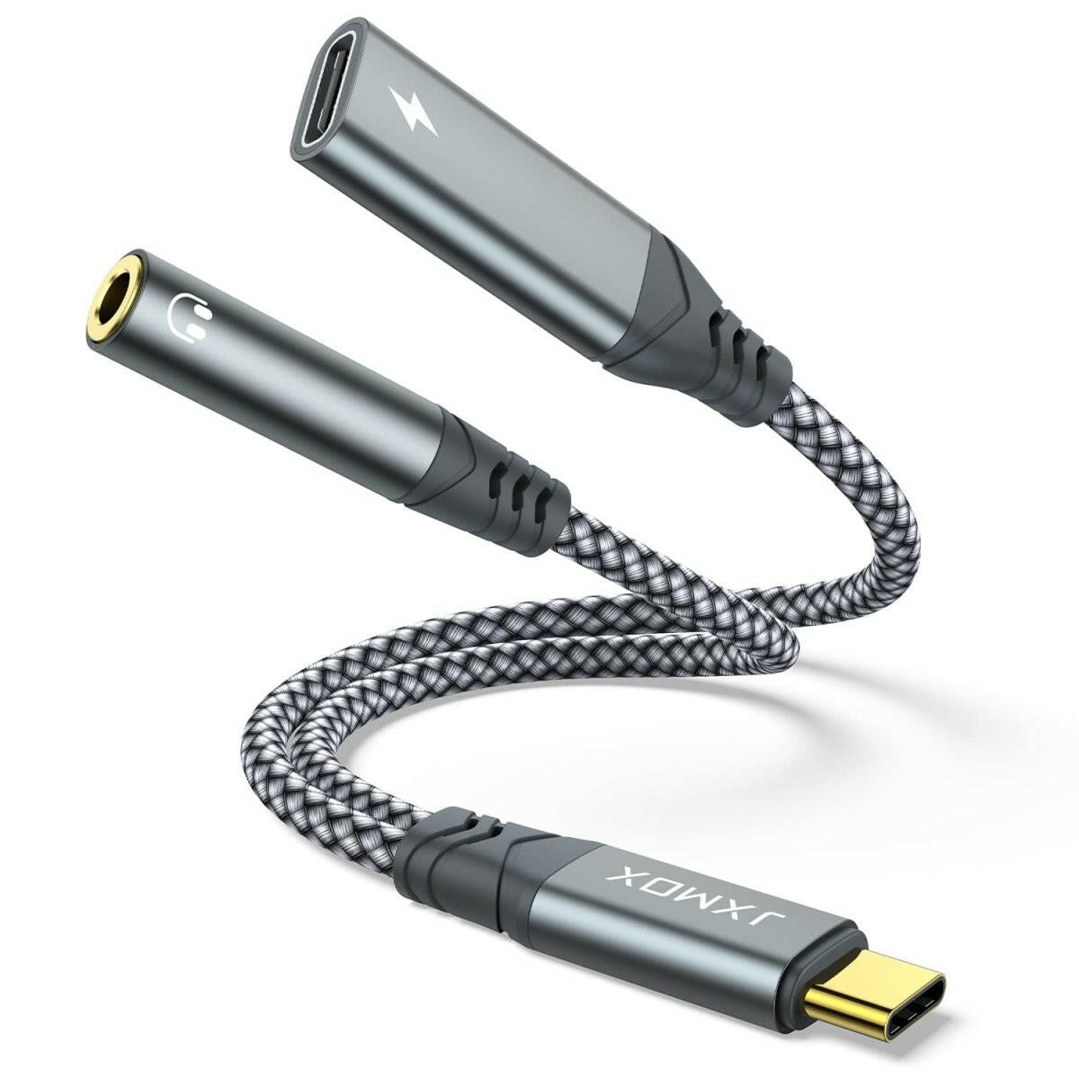 ACT AC7005 USB-C naar 3,5mm jack audio adapter.