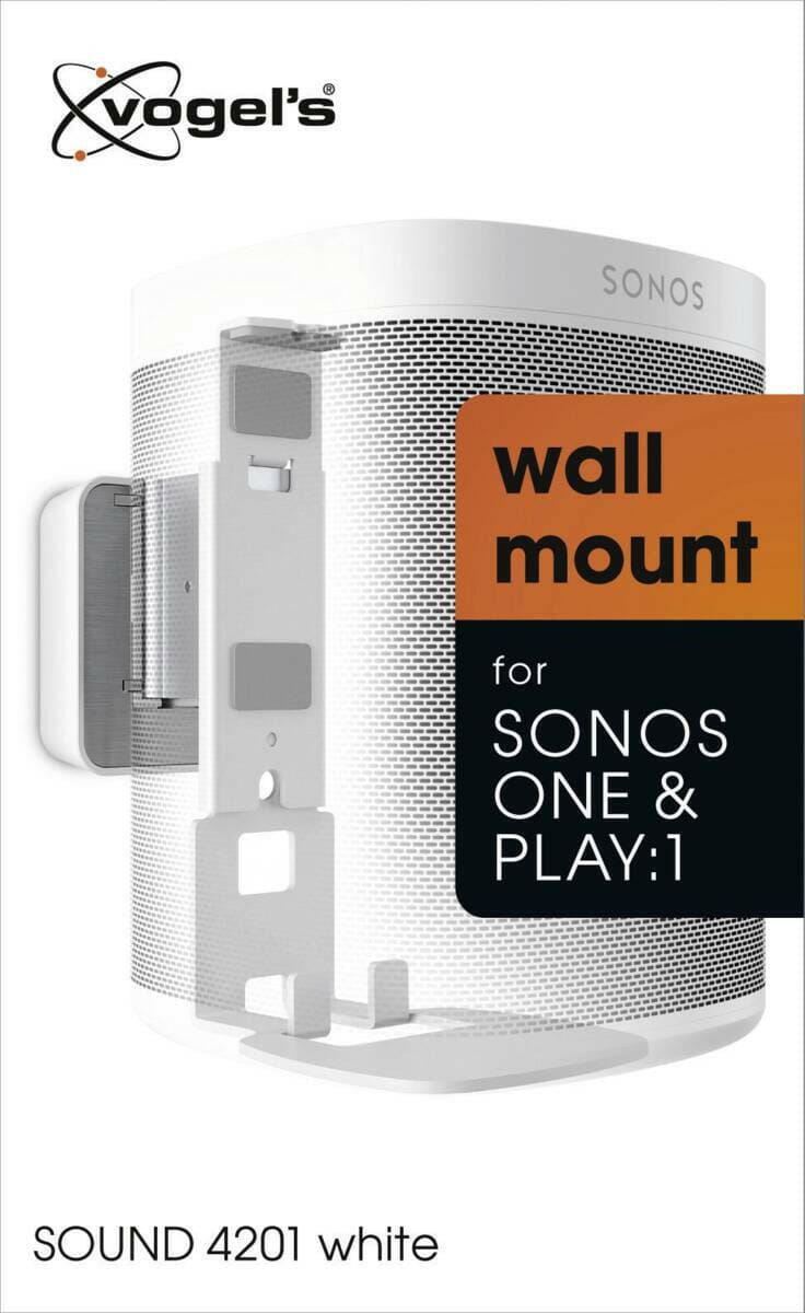 Vogel`s Vogel`s SOUND 4201 SONOS ONE & PLAY:1 wit-aluminium