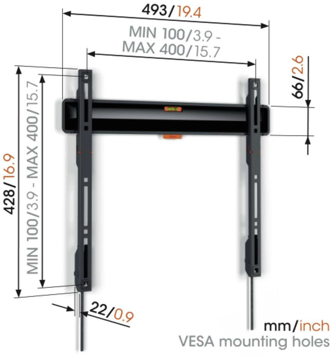 Vogel`s Vogel`s TVM 3405 zwart