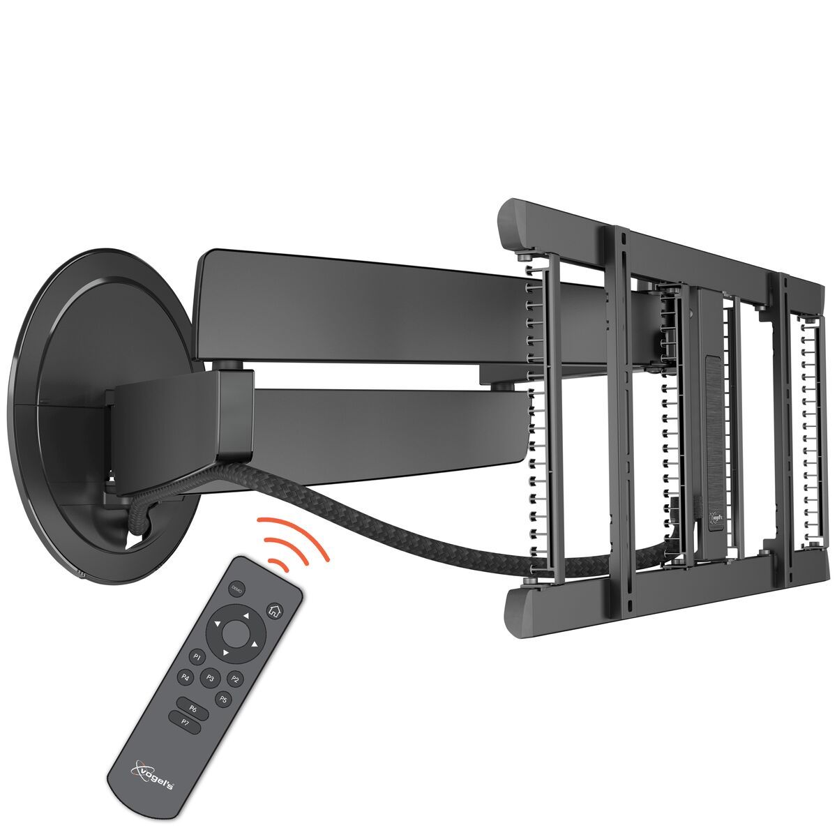 VOGELS MUURSTEUN THIN 545 BLACK TURN 180 WALL MOUNT 40-65 IN