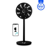 WHISPER FLEX SMART FAN BLACK WITH BATTERY PACK BLACK - EP:Tummers