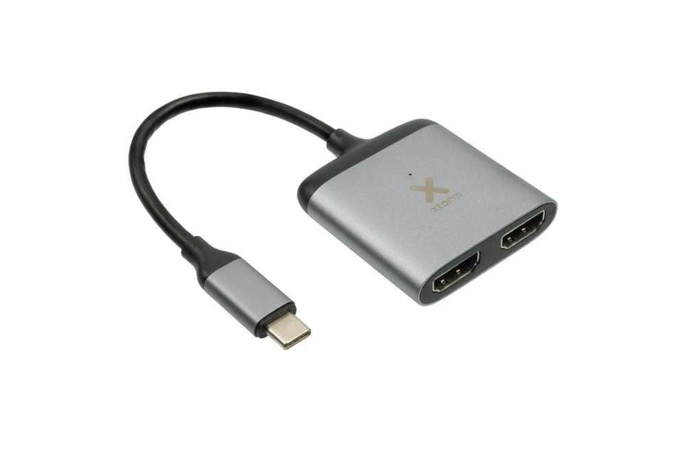 Xtorm USB naar USB-C Hub (grey) - XC011.