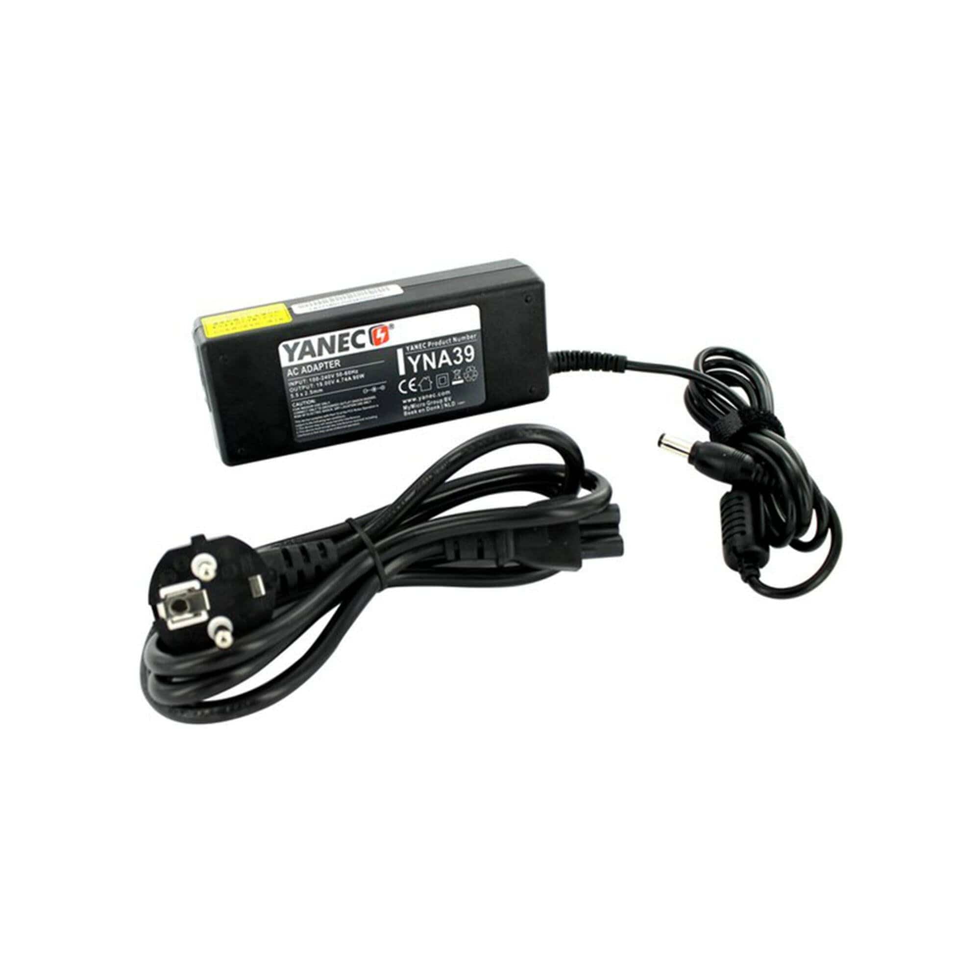 Yanec Yanec Laptop AC Adapter 90W (voor Asus, Medion, Packberd Bel