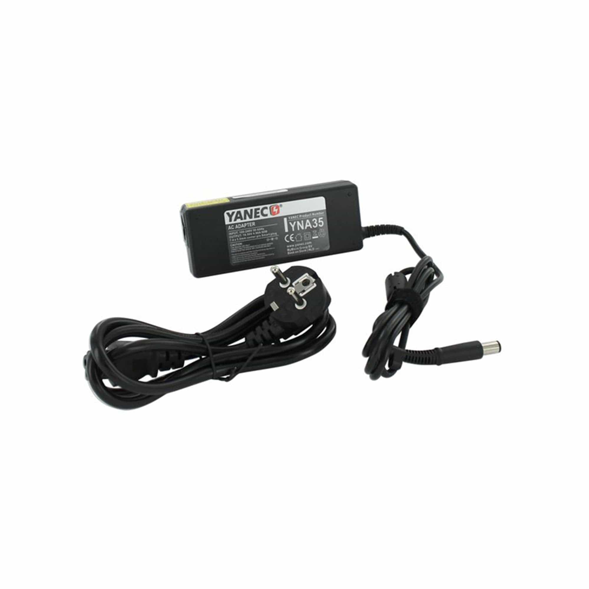 Yanec Yanec Laptop AC Adapter 90W (voor HP 7.4 x 5.0 connector)