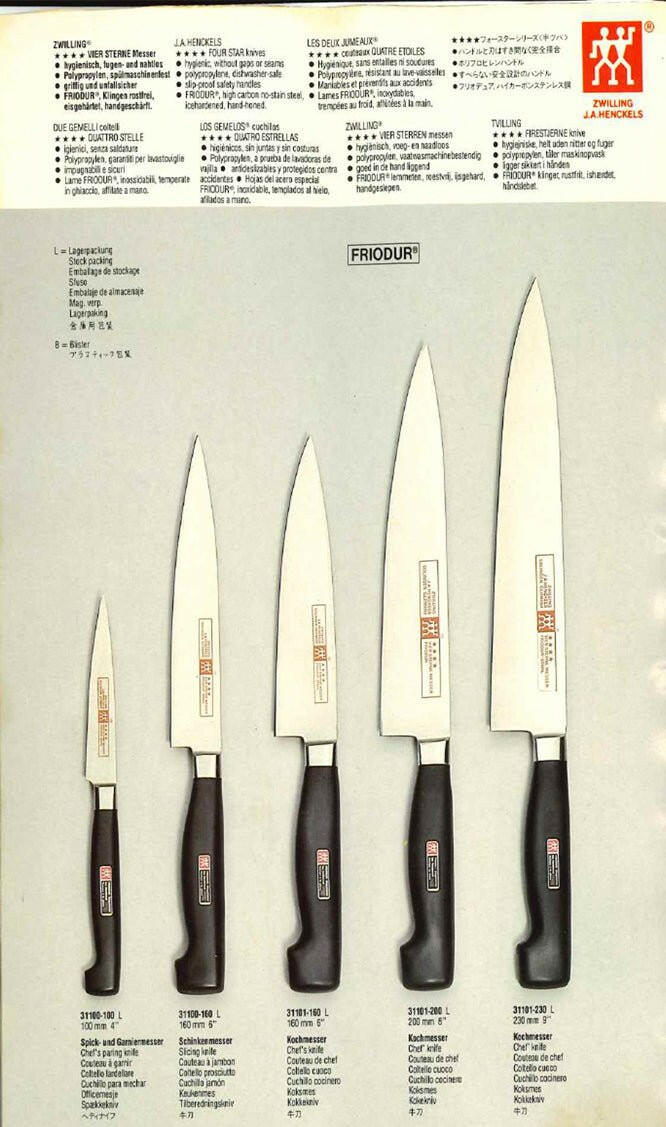 ZWILLING 4 STAR Koksmes 200 mm.