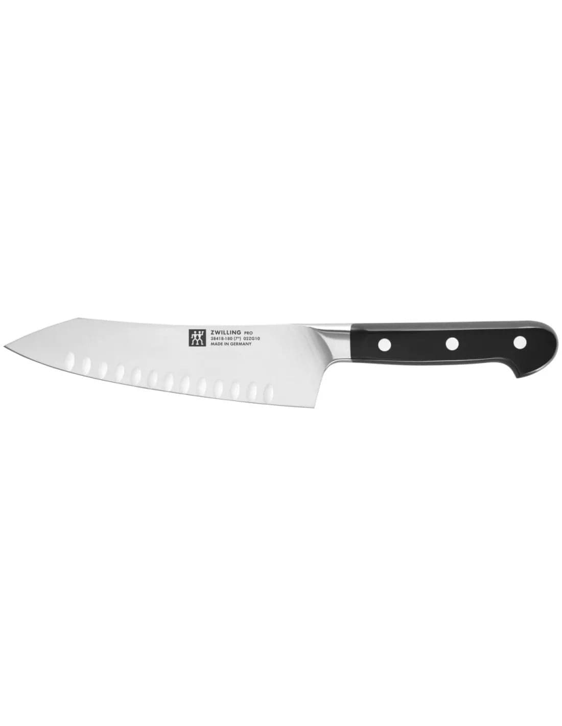 Zwilling ZW Pro Rocking Santoku met kuiltjes 180