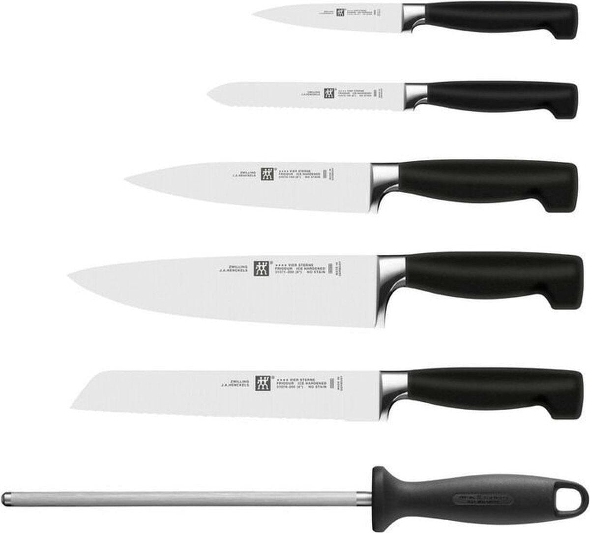 Zwilling ZWILLING 4 STAR Messenblok, bamboe, 7-dlg.